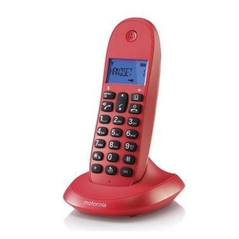 Telefono Motorola C1001LB CEREZA DECT