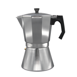 Cafetera Aluminio Bastilipo MOKKA12AL 12t Alu