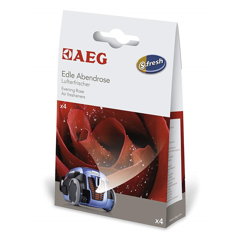 Ambientador de aspiradoras AEG ASRO Evening Rose-Pack 4 sobres