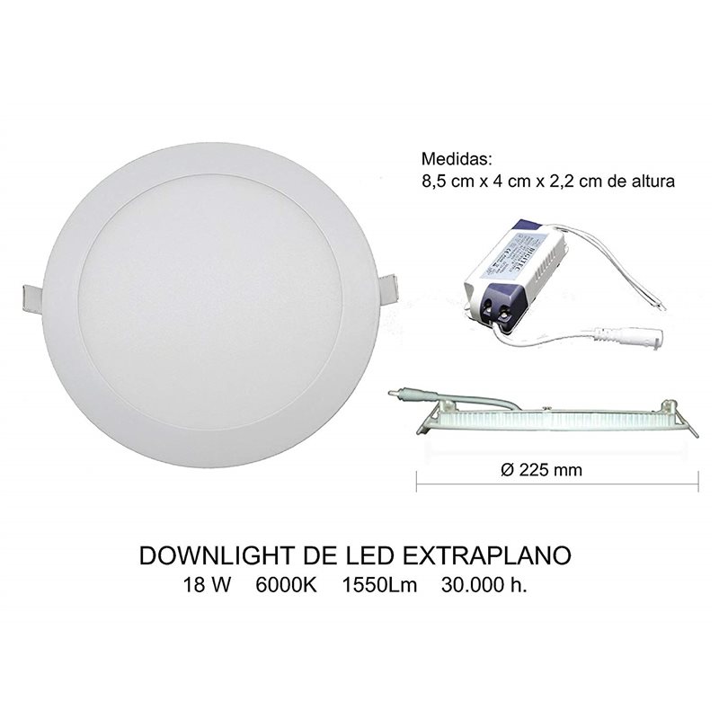 Downlight LED Fbright 2801423,DOWNLIGHT, EXTRAPLAN