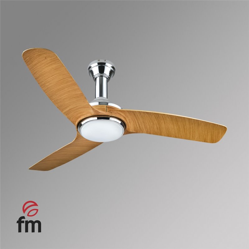 Ventilador Techo FM VT3005L, DC132cm Ø c/Luz c/Man