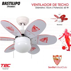 VENTILADOR TECHO BASTILIPO SEVILLA FC
