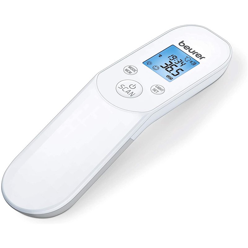 Beurer FT85 - Termómetro digital sin contacto, de precisión por infrarrojos, para adultos y bebés, sin mercurio, sin cristal, pa