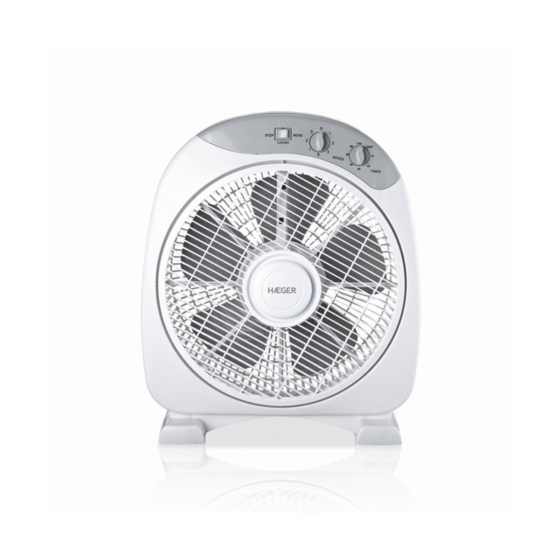 VENTILADOR BOX FAN HAEGER FF-012.004A HOME WIND 30.5