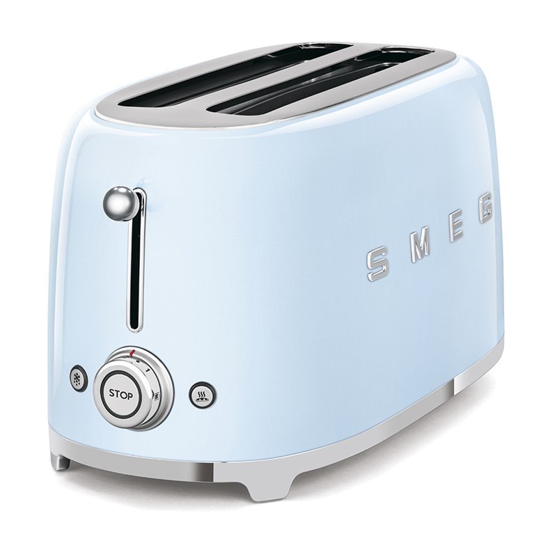 TOSTADOR SMEG TSF02PBEU 50 STYLE 4 REBANADAS AZUL