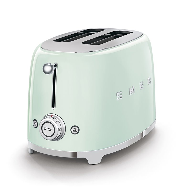 TOSTADOR SMEG TSF01PGEU 50 STYLE 2 REBANADAS VERDE