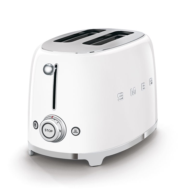 TOSTADOR SMEG TSF01WHEU 50 STYLE 2 REBANADAS BLANC