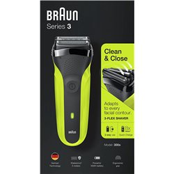 Afeitadora Braun 300BT Green Box Euro