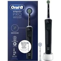 Cepillo dental oscilante Braun Vitality Pro Negro    