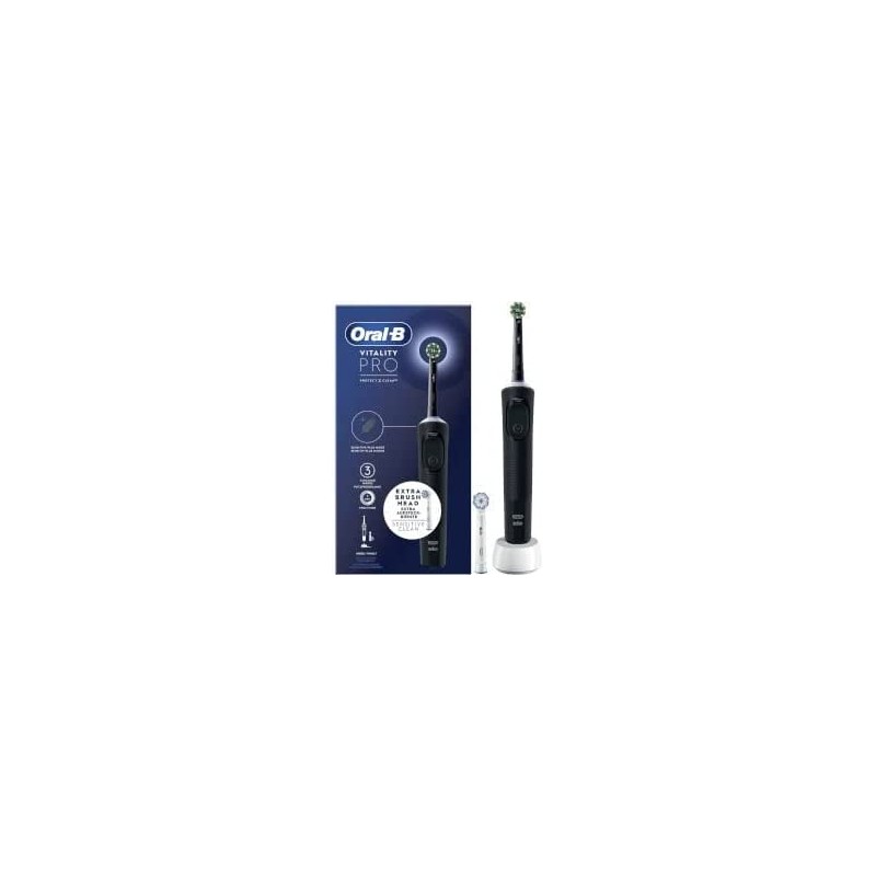 Cepillo dental oscilante Braun Vitality Pro Negro    