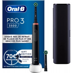 Cepillo Dental Braun Oral-B Pro3 3500 Negro+Estuch