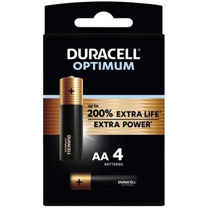 Pilas DURACELL AALR06K4OPTIMUM Duracell Optimum 