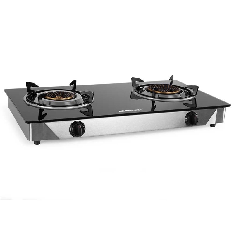 Hornillo Orbegozo FO 2720 2 fuego gas inox