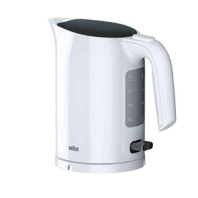 Hervidor Braun WK3000WH, 1L, 2200w, Blanco