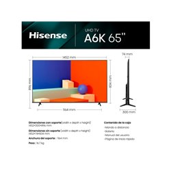HISENSE TV 65" 65A6K