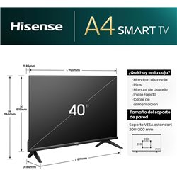 TV HISENSE 40A4N FHD Smart TV