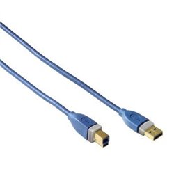 Cable Hama USB a USB B 1,2 m., 11276