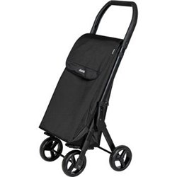 Carro Compra Duett MUUVI, 4 ruedas, 46L, negro, 25