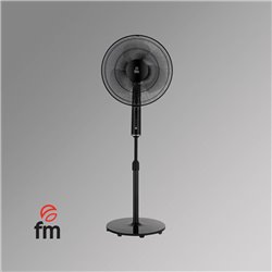 Ventilador pie FM P-420 BLACK 40cm ø temporizador m