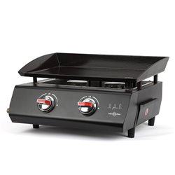 Plancha Gas Vitrokitchen PG230NB 2 Quemadores