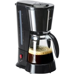 Cafetera goteo Jata CA288, 600w, 8 tazas, negra, o