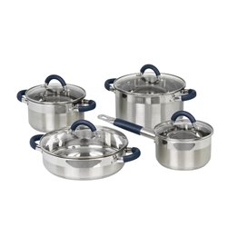 Bateria Cocina Jata BC8 4 piezas acero inoxidable