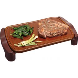 Plancha cocina Jata GR559, Terracota 46x28cm