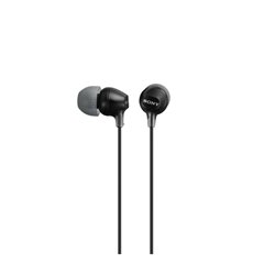 Auriculares Sony MDREX15LPBAE,botón, Negro, intra