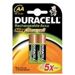 Pila Duracell Recargable AA LR06 B2