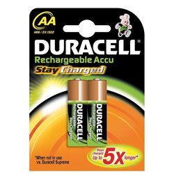 Pila Duracell Recargable AA LR06 B4